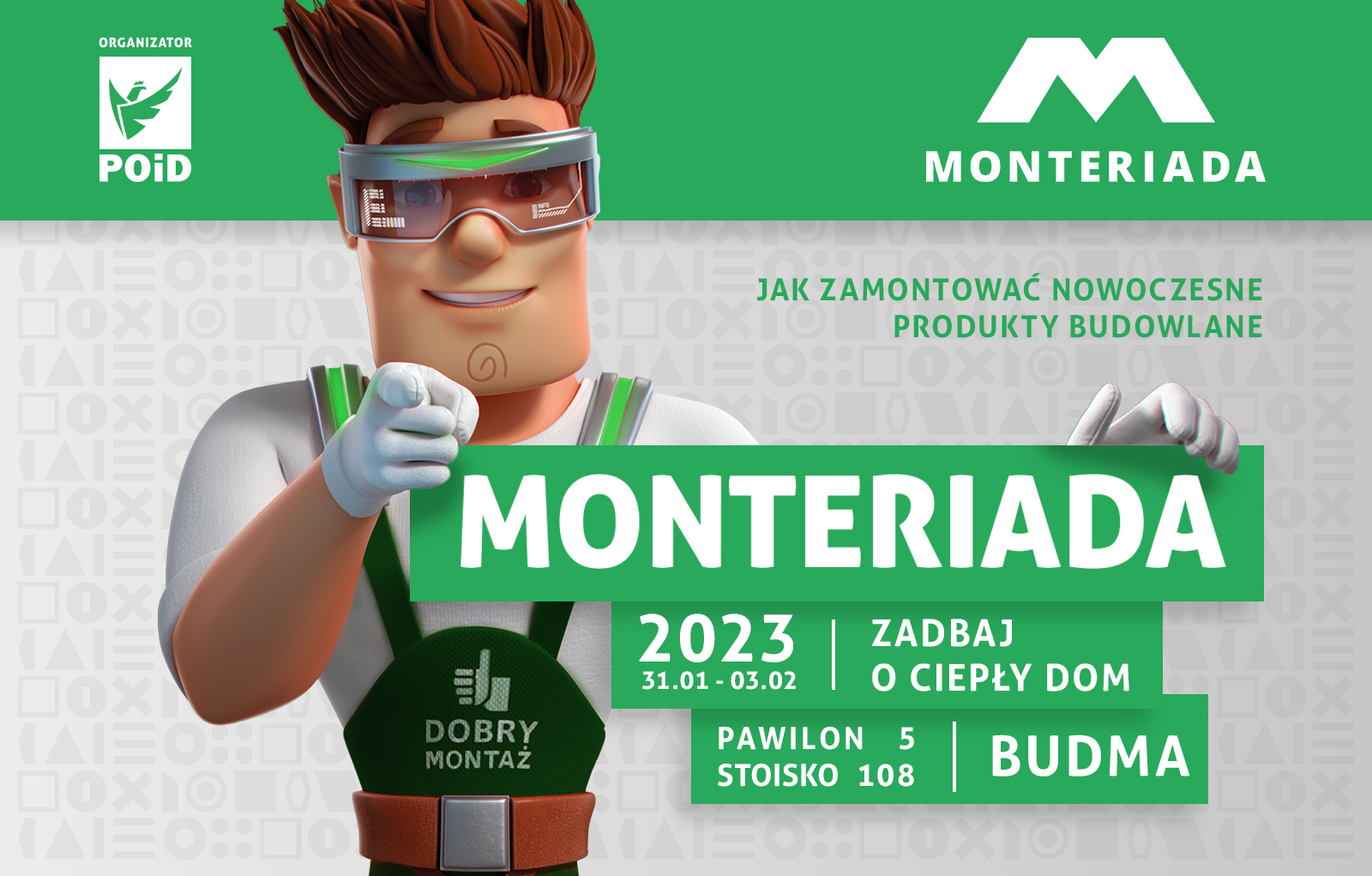 MONTERIADA 2023 Zadbaj o ciepły dom - grafika wejściowa