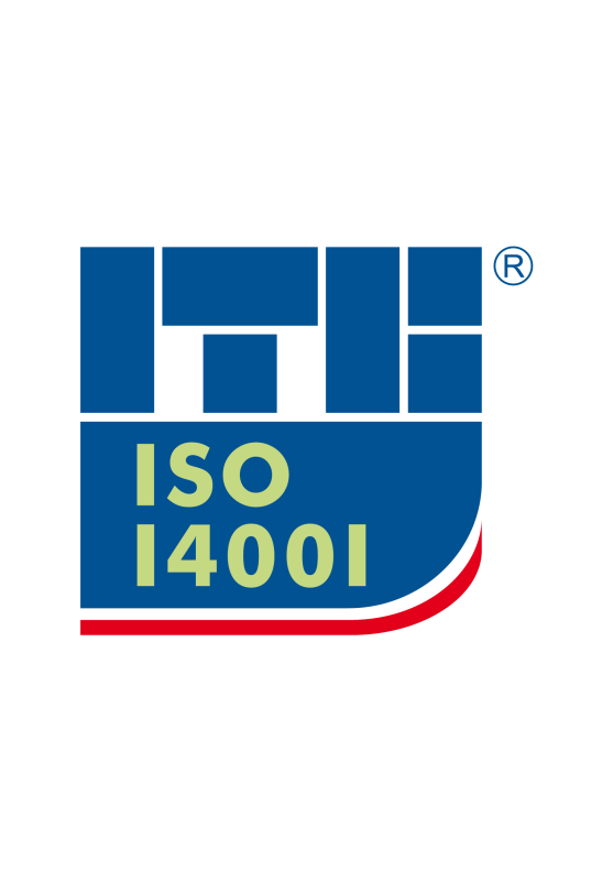 Logo certyfikacji ITB zgodnie z ISO 14001