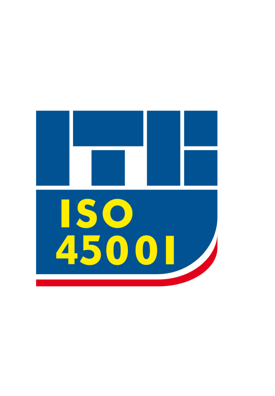 Logo certyfikacji ITB zgodnie z ISO 45001