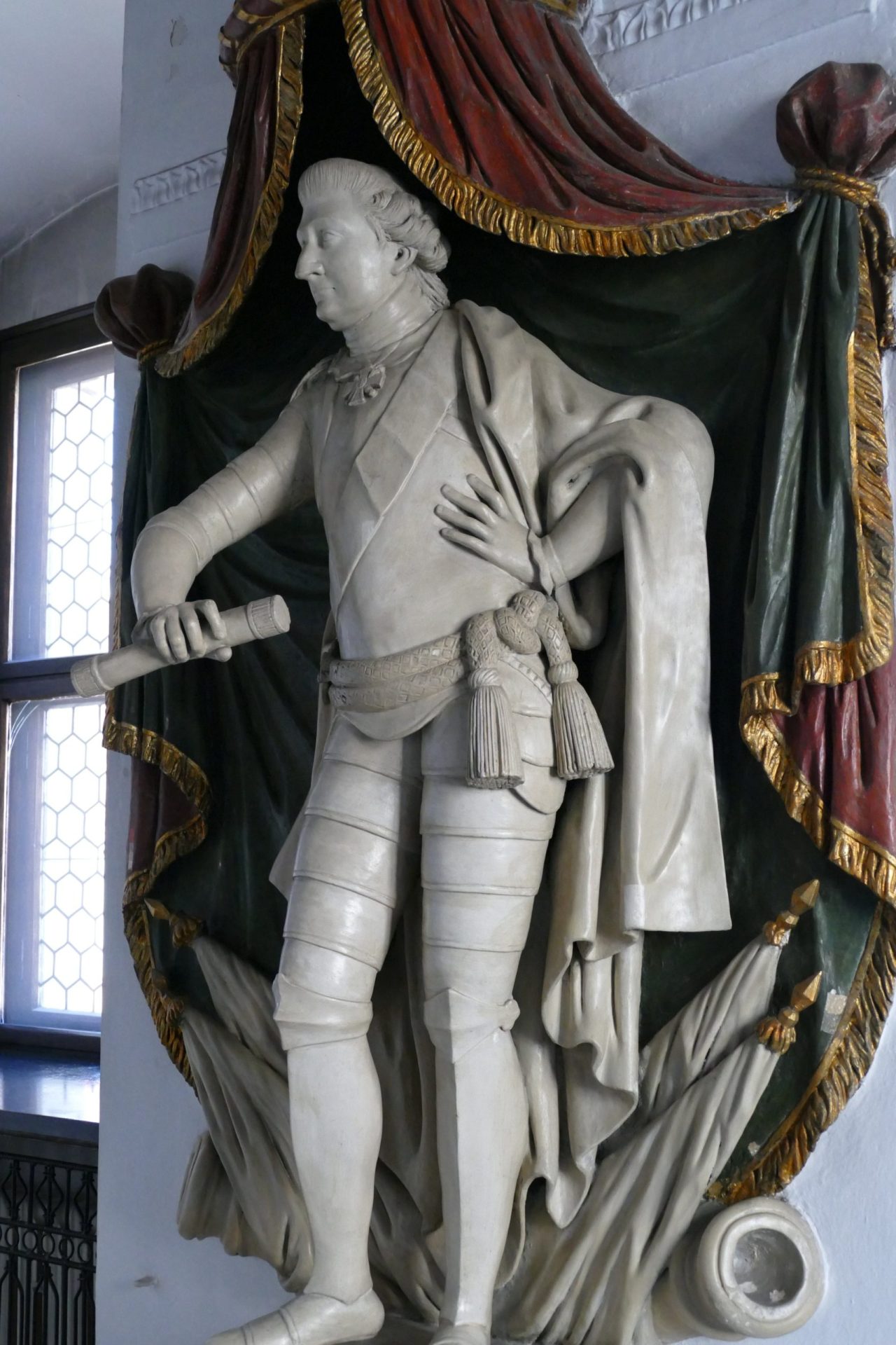 Posąg przedstawiający króla Stanisława Augusta